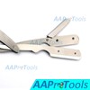 AAPROTOOLS PROFESSIONAL STRAIGHT EDGE RAZOR, DURABLE STAINLESS STEEL BLADE FOR
