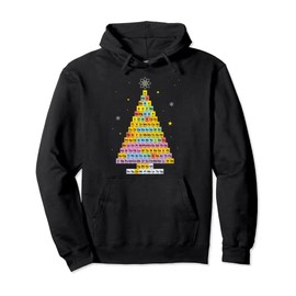 Oh Chemistree Periodic Table and Christmas with Chemistry Pullover Hoodie