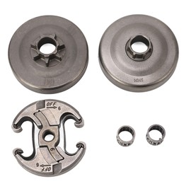 0.325 7T Chainsaw Clutch Assembly 537291702 Clutch Drum Bearing Kit Replacement For Husqvarna 455 460 Rancher Chainsaw