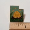 Utah State Beehive Bees Enamel Gold Tone Lapel Hat Tie