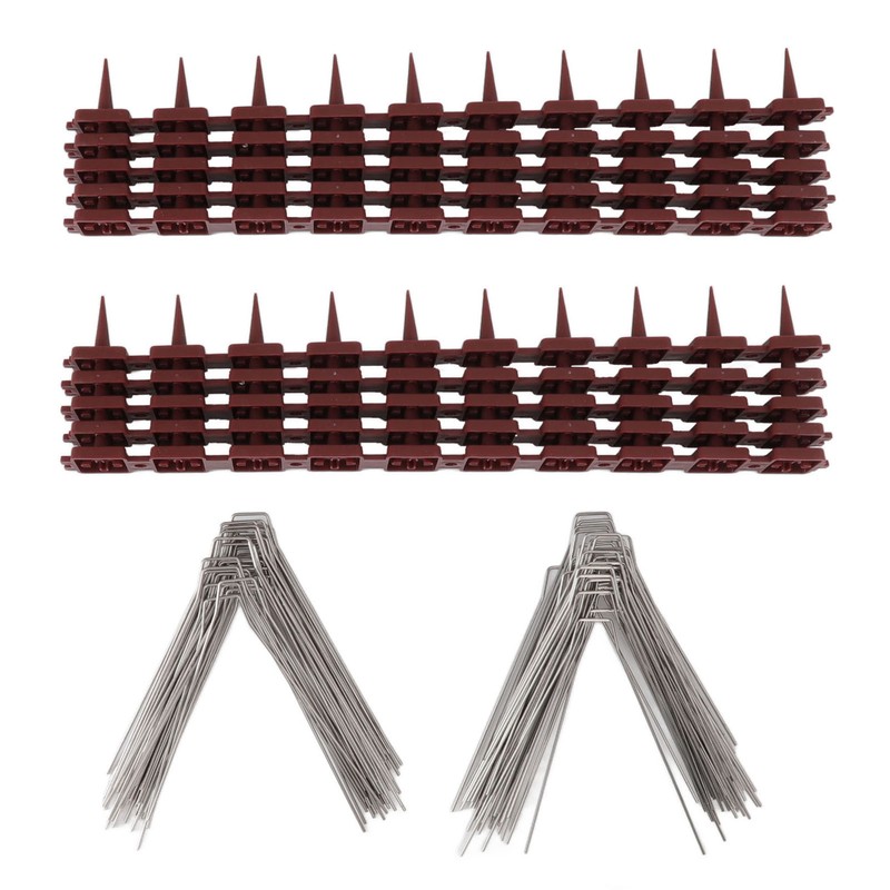 Bird Spikes 15 Feet Stainless Steel Pigeon Deterrent Spikes for