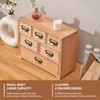 KIRIGEN Desk Drawer Cabinet Storage Organizer 6 Drawers Mini Chest