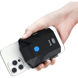 Eyoyo Barcode Scanner, 2D Barcode Reader, Smartphone Back Clip, Smartphone Mounted, Barcode Scanner, Barcode Reader, QR LCD Display, Barcode Reader, Portable, Convenient 3-in-1 Connection, Charging