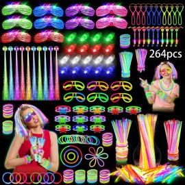 264pzs Juegos Luminosos Neón Luz Eventos Regalo Fiesta Boda