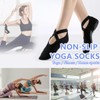 2 Paar Yoga Socken rutschfeste für Damen für Pilates, Barre,