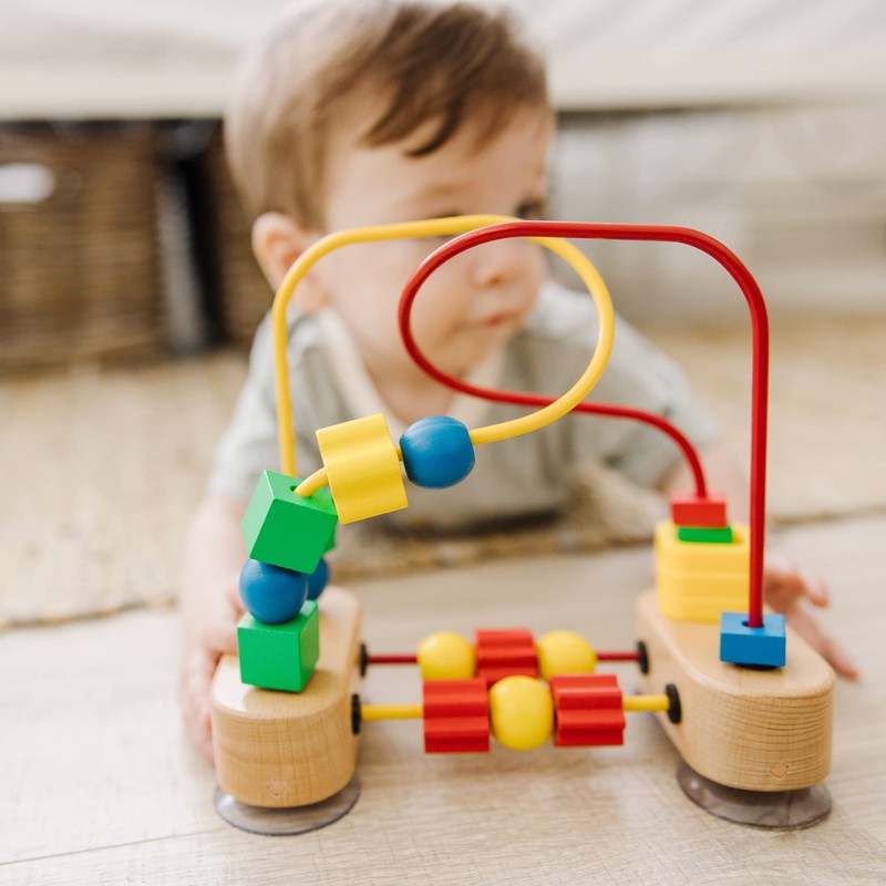 Melissa, Doug First Bead Maze | Developmental Toy | Motor