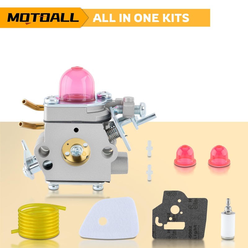 MOTOALL 531127910 Carburetor Kit for Husqvarna 130C 130L 330LK Trimmer