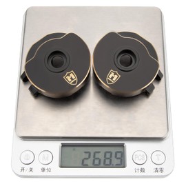 MEUS RACING Steering Knuckles ONLY for MEUS 1/10 Nylon Axles AR44/AR45/Capra Wheel Distance (Brass)