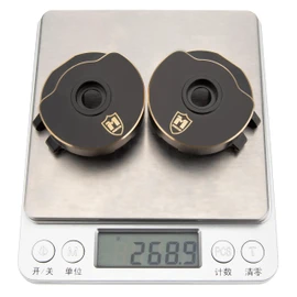 MEUS RACING Steering Knuckles ONLY for MEUS 1/10 Nylon Axles AR44/AR45/Capra Wheel Distance (Brass)