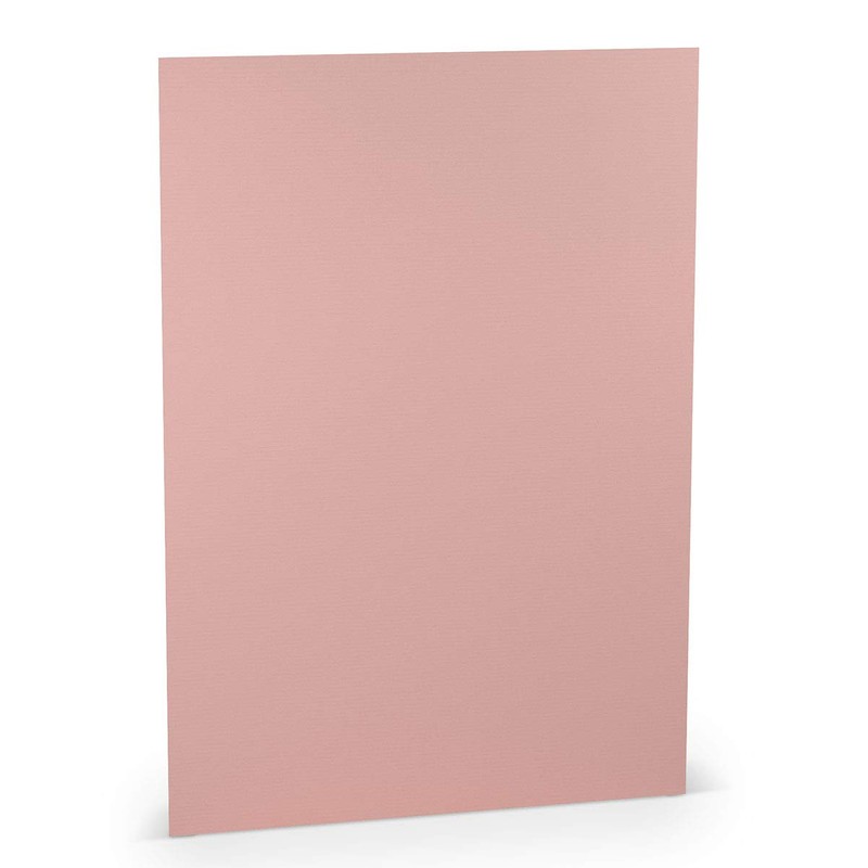 PAPERADO 50 x Letter Paper DIN A4 - Rose Ribbed