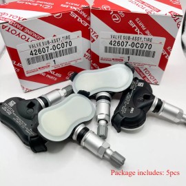 OEM Set of 5PCS OEM 42607-0C070 TPMS Tire Pressure Sensor For SIENNA TUNDRA SEQUOIA