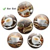 Magnets Coffee Cups Set of 6 Coffee Decoration Gift Set