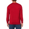 Armani Exchange Men's Snake Graphic Wool Mix Sweater, Chili Pepper,