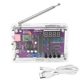 MEETOZ Soldering Practice Kits, FM Radio Kit, DIY Electronic Project Kit FM 87-108MHz with 2 Power Supply Modes, Soldering Learning and Teaching for Beginners, Adults, Kids