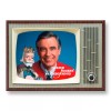 MISTER ROGERS NEIGHBORHOOD Classic TV 3.5 inches x 2.5 inches