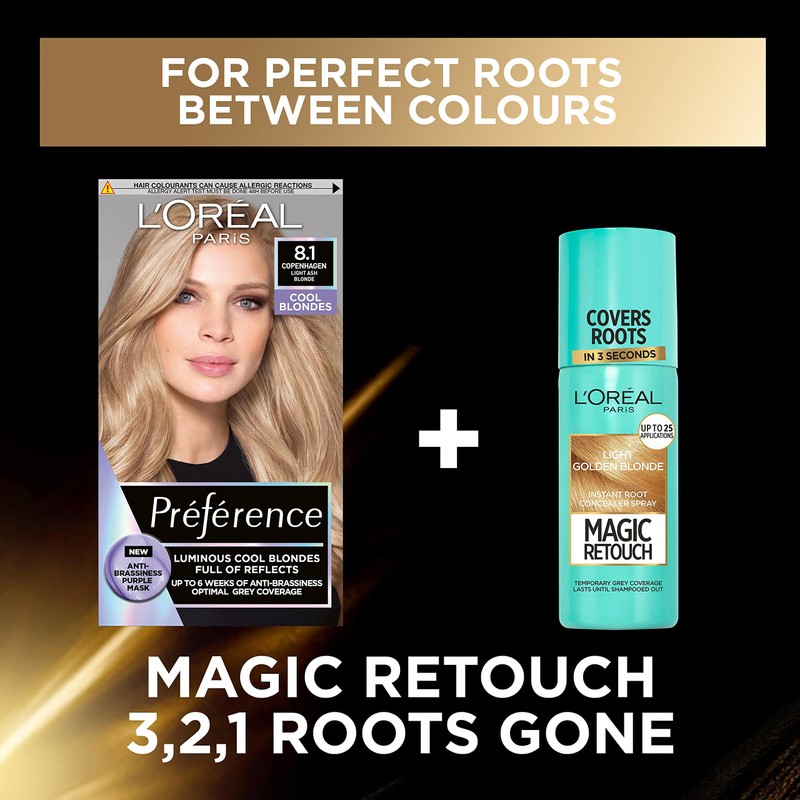 L'Oreal Paris Preference Hair Dye, Long Lasting, Luminous Permanent Hair