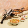 Vinod Cookware Induction Friendly Stainless Steel Sandwich Bottom Pressure Pan