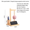 SQAQS Wood Wool Rotating Support, Strong Load Bearing, Wooden Yarn