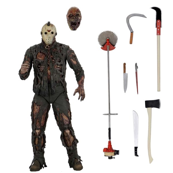 Neka Friday the 13th Ultimate 7 Inch Action Figure "Friday the 13th Part 7 New Horror" Edition, Jason Voorhees/NECA 2021 Friday The 13th Part VII THE NEW BLOOD 7 inch Ultimate Action Figure JASON VOORHEES Horror Movie Goods Part 7
