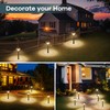 Linkind Solar Pathway Lights 4 Pack, Solar Lights Outdoor, Warm