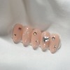 [Handmade Nail Tips] Nude Light Nail Tips - Long Oval