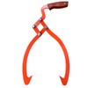 Wood Handle 2 Claw Skidding Tongs Non-Slip Grip, Log Lifting,