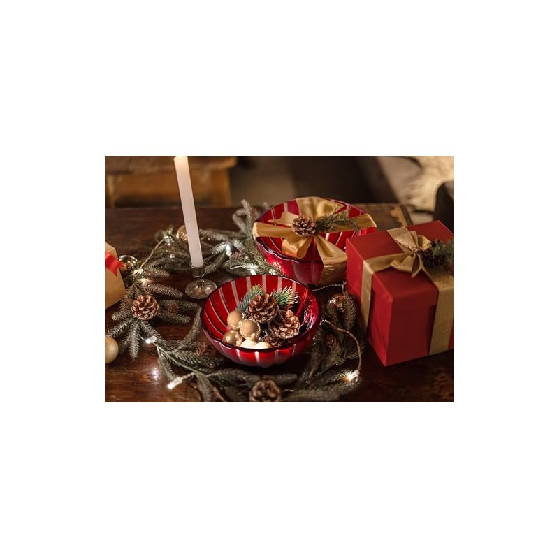 Guzzini - DOLCEVITA 29730165 Salad Servers, Bio-Based Material, Red, 28