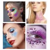 Mermaid Scale Stencil Set 9 Pieces Reusable Mermaid Face Makeup