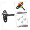 Gadpiparty 4 Sets Sliding Window Lock Durable Sash Locks for