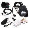 48V 500W Electric Bike Controller Pedal Throttle Kit Bike Headlight
