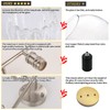Shenmoyl Bathroom Light Fixtures, 3-Light Vanity Wall Light Over Mirror