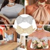 Sekonow 2 Pack Rhinestone Bow Necklace Chocker, Sparkly Diamond Bow
