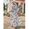 ANRABESS Womens 1/2 Sleeve Beach Wedding Guest Maxi Dresses 2025