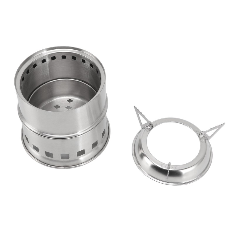 Mini Alcohol Stove for Camping Hiking Stainless Steel Campfire Stove