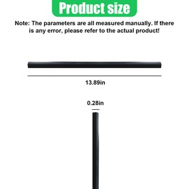 Tuxihapp Car Rubber Side Window Wiper Blade, Multi-Function 14" Auto Door Glass Insert Wiper Strips, Universal Waterproof Automotive Window Gap Filler Accessories for Cars, Trucks, SUVs (2PCS)