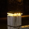 HUYIENO Solar Post Cap Lights,Outdoor Deck Fence Post Lights,Powerful Lithium
