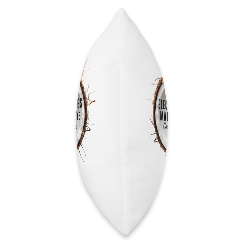 Electrolytes Made Easy Coconut Waters Print Throw Pillow