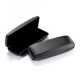 FEFI Hardcase Glasses Case in Silk Look Size M, Green