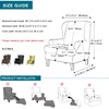 KRFOONN Wingback Chair Covers Slipcovers 2 Piece Stretch Wing Chair