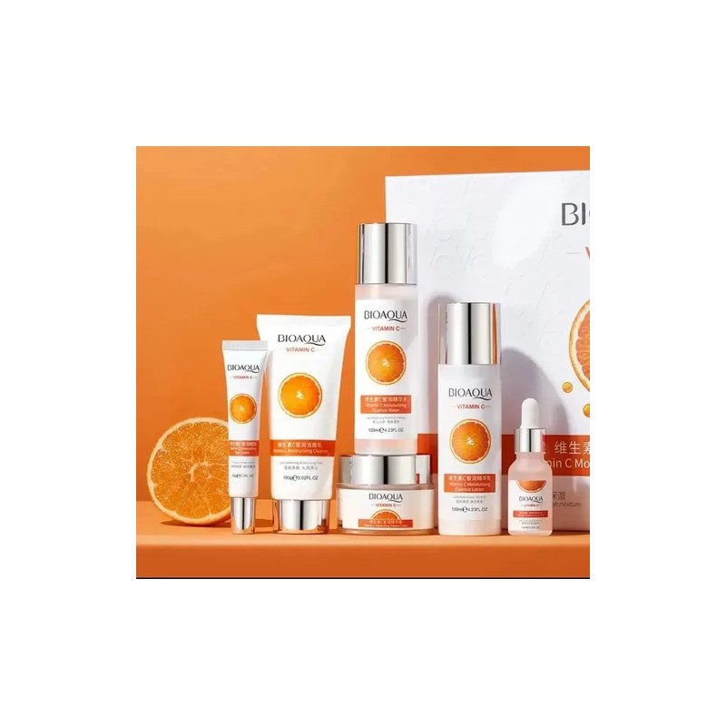 Kit Skincare Con Vitamina C Y Extracto De Naranja