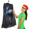 Portable Trash Bag Holder Stand For 20-33+ Gallon Liners 16x17in