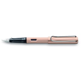 Lamy 1235651 AL-star Fountain Pen 50 - Aluminium Fountain Pen in Cosmic Colour with Transparent Grip and Steel Nib - Nib Size EF