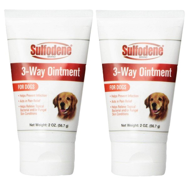 Sulfodene Sulfodene 3-Way Ointment for Dogs (2-Pack, 4oz)