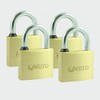 TIMCO Brass Padlocks Key Alike - 40mm - Gold -
