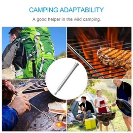 Jiakalamo Blow Fire Tube, Campfire Blower Pipe Stainless Steel Retractable Pocket Blow Pipe Outdoor Camping Picnic Blow Fire Supplies Tool Accessories(Elongation: 62.5x1.6 cm)