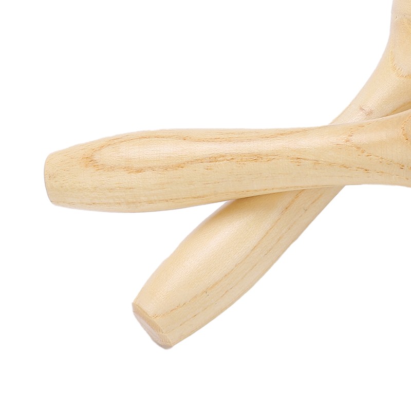 2Pcs Sand Hammer Early Education Instrument Wooden Toddler Percussion Musical