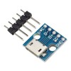VKLSVAN 20PCS Micro USB to DIP 5-Pin Pinboard 2.54mm Power