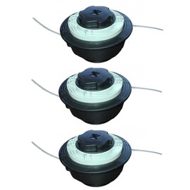 Zqqalitize 3PACK C6-2 Trimmer Head 4006 710 2126 (M8*1.25 rigiht) for Stihl Autocut C6-2 FS38 FS40 FS45 FS46 FS50 FSE60 FSE71 FSE81 FSA60R FSA86R Brush Cutter Weed Eater Head Parts