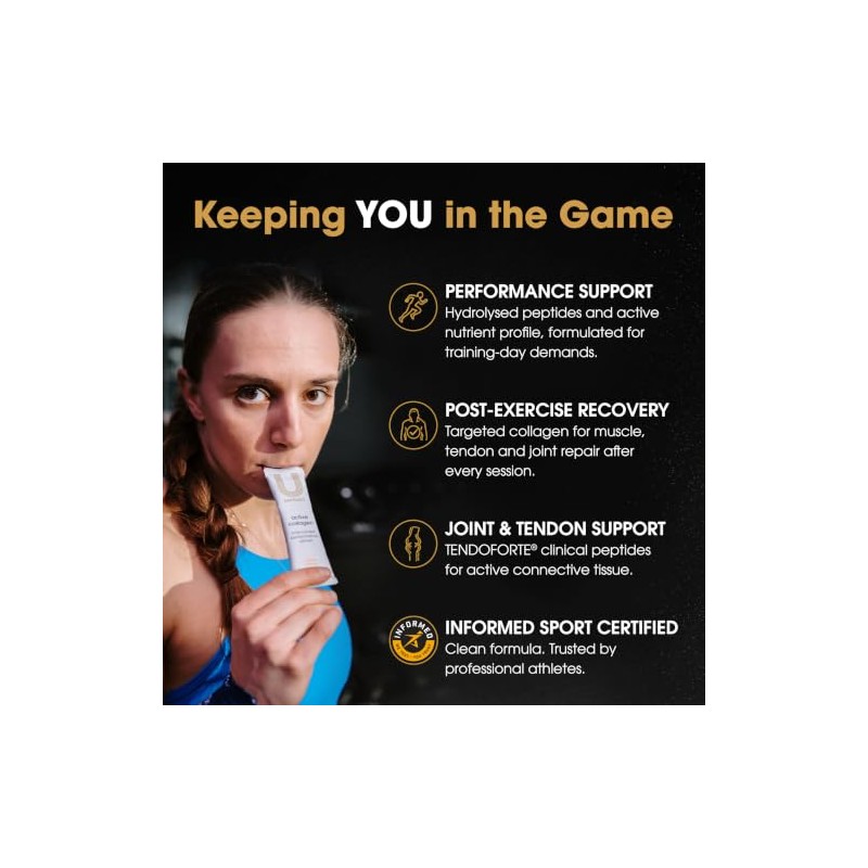 U Perform Active Collagen Gel, 8000mg Bovine Collagen Supplement with