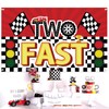 LASKYER Racing Car Two Fast Large Banner - Cheers to